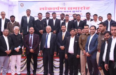 Group Photo Honble Mr Justice Birendra Kumar,Judge, RHC ,Jodhpur & Honble Mr Justice Anil Kumar Upman, RHC, Jaipur & Honble Mr Keshav Kaushik ,District And Sessions Judge, Bharatpur along with Advocates of Kumher