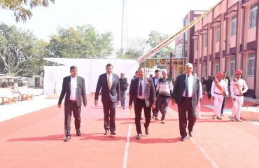 Honble Mr Justice Birendra Kumar, Judge RHC Jodhpur, & Honbe Mr Justice Anil Kumar Upman, RHC Jaipur, Honble Mr Keshav Kaushik District and Sessions Judge Bharatpur at Court Campus Kumher