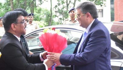 माननीय मुख्य न्यायाधीश तरलोक सिंह चौहान का पतरातू दौरा