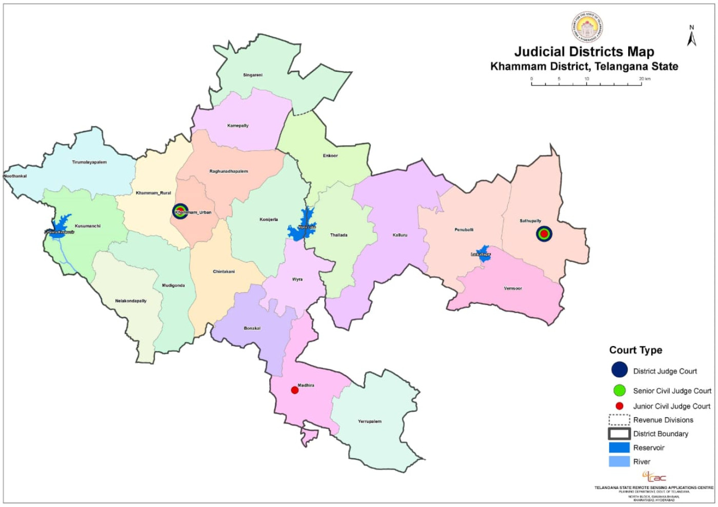 Khammam Map