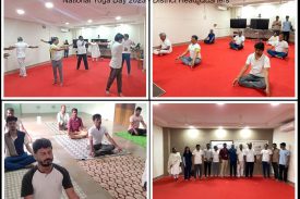 Yoga day 2023 Coimbatore Head Quarters