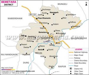 bemetara-district-map