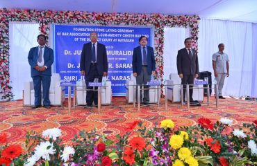 Foundation Stone laying Ceremony of Bar Association Amenity Center at Nayagarh