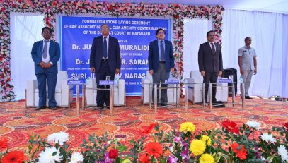 Foundation Stone laying Ceremony of Bar Association Amenity Center at Nayagarh