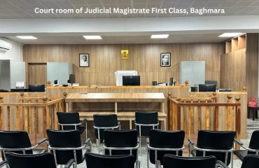 Court room of Judicial Magistrate First Class, Baghmara