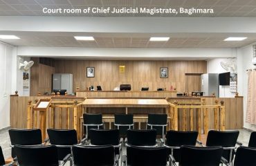 Court room of Chief Judicial Magistrate, Baghmara