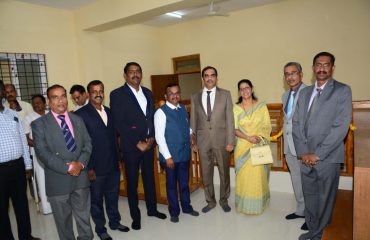 Honorable Sri Justice S G Pandit Visit