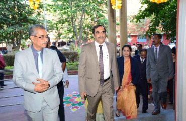 Honorable Sri Justice S G Pandit Visit
