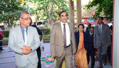 Honorable Sri Justice S G Pandit Visit