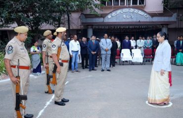 Guard of Honour to the Hon'ble Administrative Judge Kadapa District Unit for the Workshop-II held on 16.12.2023