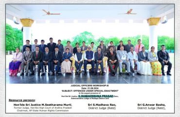 Workshop-III for all Judicial Officers held on 21.09.2024