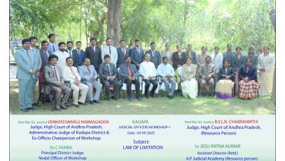 Workshop-I (2025) for all Judicial Offices held on 03.05.2025