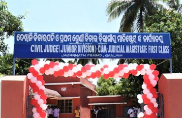 Foundation of new Court building at Bhanjanagar and Jaganatahprasasd