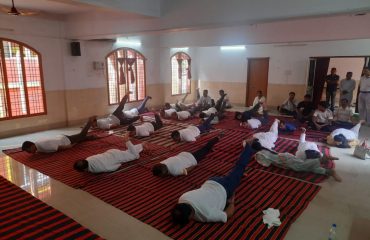 Celebration of International Yoga Day 2023 at District Court Sambalpur on 21.06.2023
