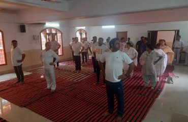 Celebration of International Yoga Day 2023 at District Court Sambalpur on 21.06.2023