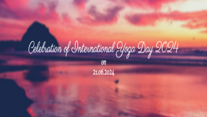 Celebration of International Yoga Day 2024 a