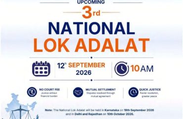 3rd National Lok Adalat 12th Sep 2026