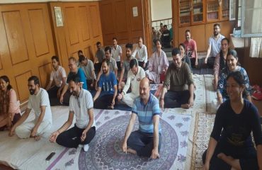 yoga day celebration solan