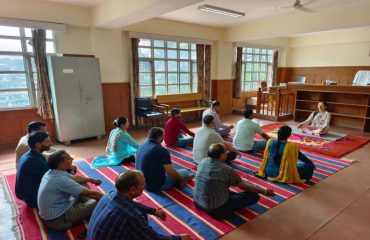 yoga day celebration kandaghat