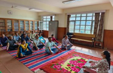 yoga day celebration kandaghat