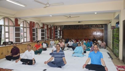 Celebration of International Yoga Day at Mandi