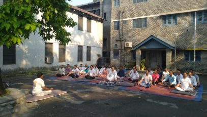 International Yoga day 2023 at Chamba Court Complex