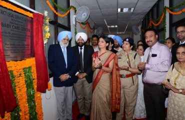 Inauguration of Baby Care Centre by Hon'ble Mr. Justice Shivax Jal Vazifdar, Judge Punjab and Haryana High Court Chandigarh in presence of Hon'ble Mr. Justice S.S Saraon, Judge , Executive Chairman, Punjab legal Services Authority