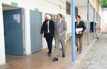 Visit of Hon'ble Mr. Justice Surinder Gupta, Judge Punjab and Haryana High Court Chandigarh at District Court Rupnagar