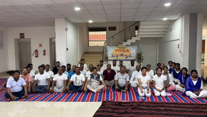 Yoga Day- 2024 District Court Complex, Malkangiri