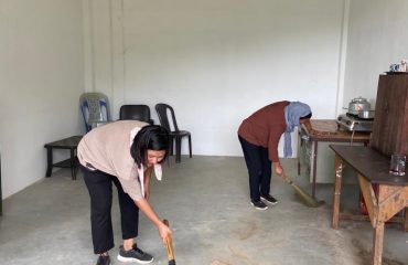 Social work Zunheboto District Court cleaning of rooms