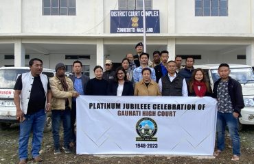 Zunheboto District Court Platinum Jubilee celebration group photo