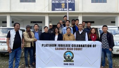 Zunheboto District Court Platinum Jubilee celebration group photo