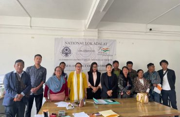 ZDLSA (National Lok Adalat) along with Nagaland state Co-operative Bank Zunheboto