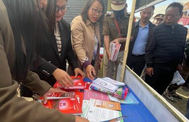 Zunheboto DLSA on Independence Day distributing free legal booklets and pamphlet's