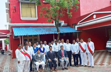 Judicial Officers with Court Staffs in Uniform Kantabanji