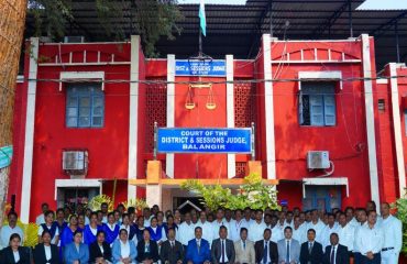 Judicial Officers with Court Staffs in Uniform_Head Quarters Station Balangir