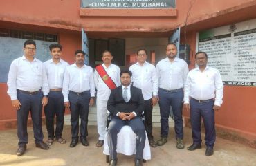 Judicial Officers with Court Staffs in Uniform Muribahal