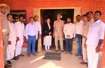 Judicial Officers with Court Staffs in Uniform Bangomunda