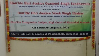 E-Inauguration of Legal Services Clinic at Zila Sainik Board Dharamshala