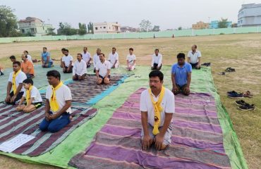 INTERNATIONAL YOGA DAY OBSERVATION,CHAMPUA-2023