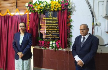 INAUGURATION OF PAPERLESS COURT IN THE COURT OF ADHOC A.D.J -CUM-FTSC, KEONJHAR-30.09.2023