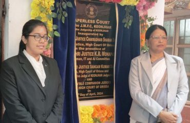 INAUGURATION OF PAPERLESS COURT IN THE COURT OF J.M.F.C.,KEONJHAR-30.04.2024