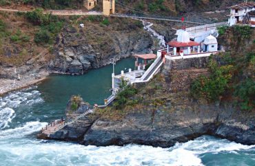 Confluence of Alaknanda and Mandakini river