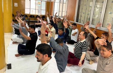 yoga day at Court kullu