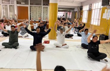 yoga day at Court Kullu