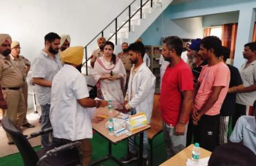 Medical Camp organized by the DLSA, Hoshiarpur for the inmates residing at Central Jail, Hoshiarpur under the able guidance of the Ld. District & Sessions Judge, Hoshiarpur in collaboration with the Civil Surgeon, Hoshiarpur