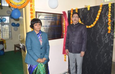 Inauguration of Lunch Room for Ladies at Peddapalli District Court by Hon'ble Mrs. Justice Surepalli Nanda
