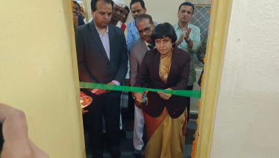 Inauguration of library at District Court, Nirmal