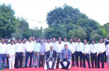 Group photo with Hon'ble Mr. Justice C S Jha