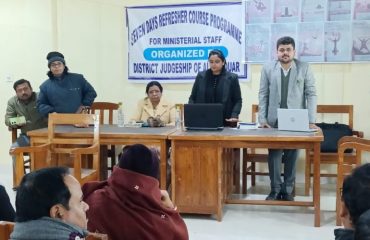 Day 6 - class on Civil Rules and Orders by Smt. Moumita Mallick, Judicial Magistrate 2nd Court, APD and Sri Akash Bose Ld. Civil Judge (Junior Division), APD.